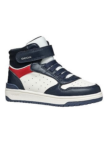 Basket Montante à Scratches Geox Junior Washiba Geobuck Lycra