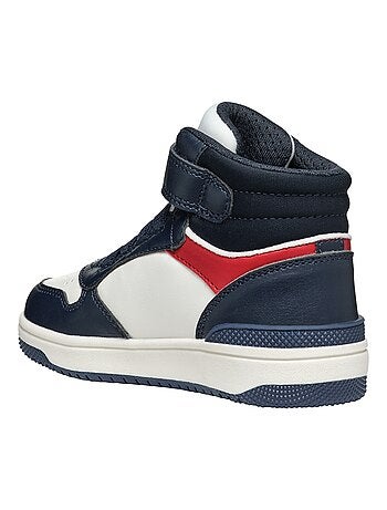 Basket Montante à Scratches Geox Junior Washiba Geobuck Lycra