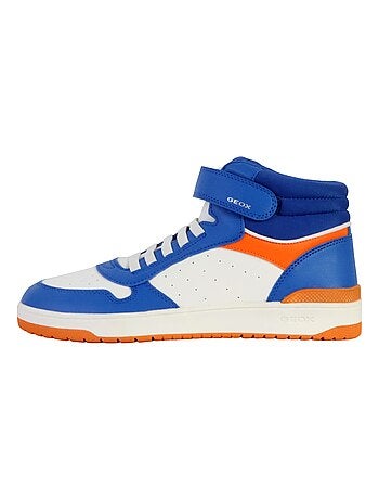 Basket Montante à Scratches Geox Junior Washiba Geobuck Lycra