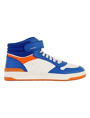 Basket Montante à Scratches Geox Junior Washiba Geobuck Lycra