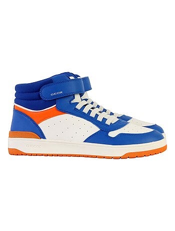 Basket Montante à Scratches Geox Junior Washiba Geobuck Lycra