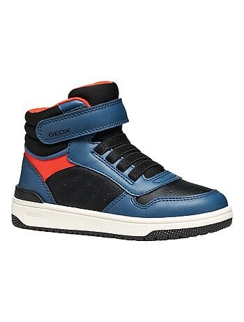 Basket Montante à Scratches Geox Junior Washiba Geobuck Lycra
