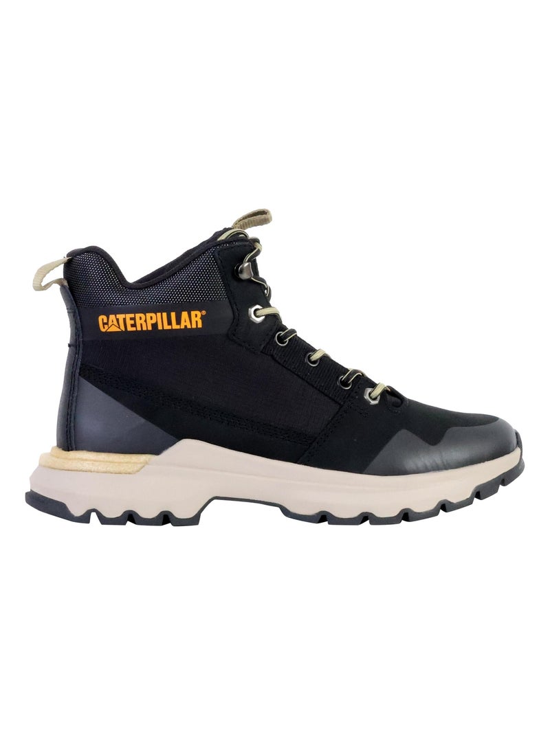 Basket Montante Cuir Caterpillar Colorado Sneaker Noir Homme
