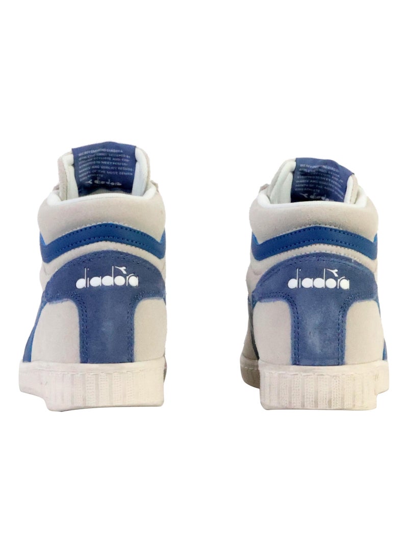 Basket Montante Cuir Diadora Game L High Suede Waxed Blanc - Kiabi