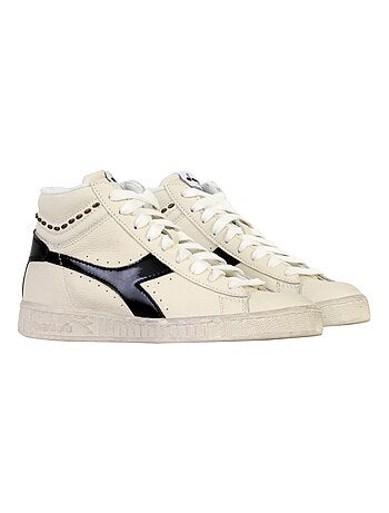 Basket Montante Cuir Diadora Game L High Waxed Metal WN