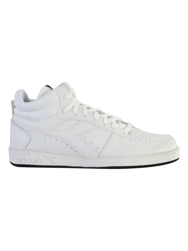 Basket Montante Cuir Diadora Magic Demi Icona Blanc - Kiabi