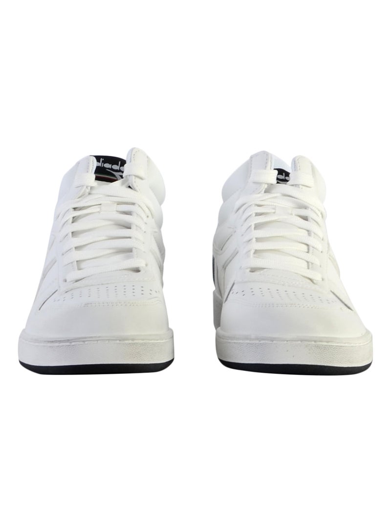 Basket Montante Cuir Diadora Magic Demi Icona Blanc - Kiabi