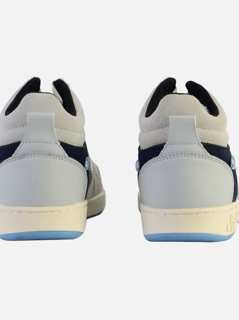 Basket Montante Cuir Diadora Magic Demi Twin Gris - Kiabi