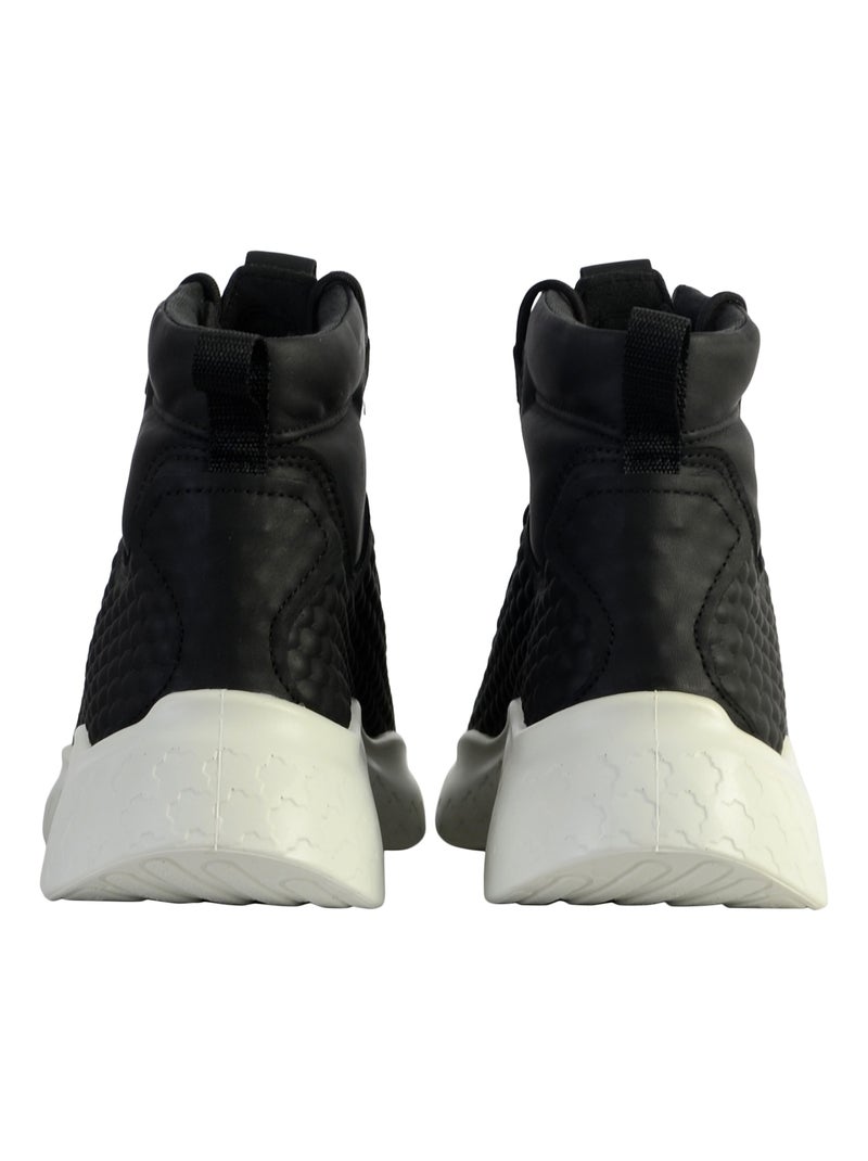 Basket Montante Cuir Ecco Therap Noir - Kiabi