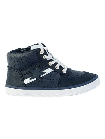 Basket Montante Cuir Enfant Clarks City Flake