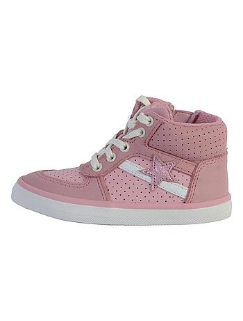 Basket Montante Cuir Enfant Clarks City Flake