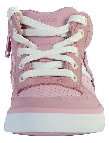 Basket Montante Cuir Enfant Clarks City Flake