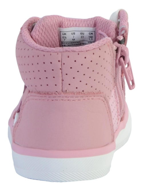 Basket Montante Cuir Enfant Clarks City Flake - Kiabi