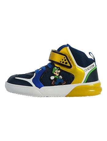 Basket Montante Cuir Enfant Garçons Geox Grayjay