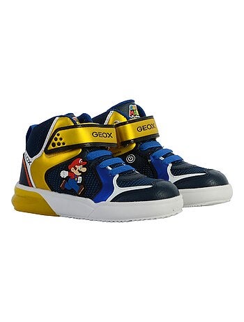 Basket Montante Cuir Enfant Garçons Geox Grayjay