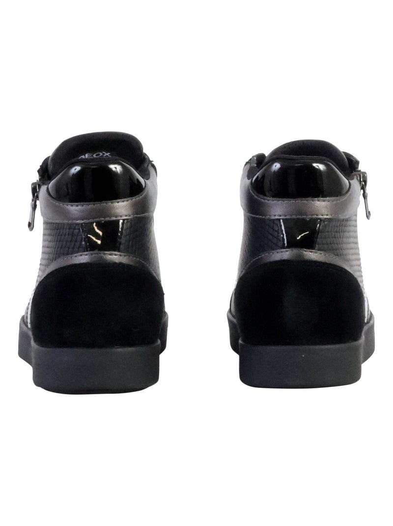 Basket Montante Cuir Geox Blomiee Noir - Kiabi