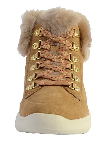 Basket Montante Cuir Geox D Rubidia C