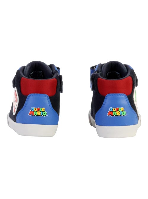 Basket Montante Cuir Geox Enfant Kilwi Suede Synth Lea - Kiabi