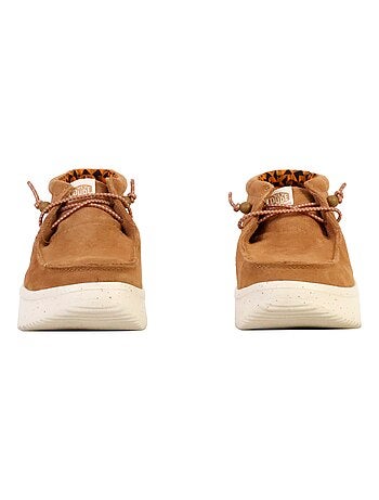 Basket Montante Cuir Hey Dude Wendy Peak Hi Suede
