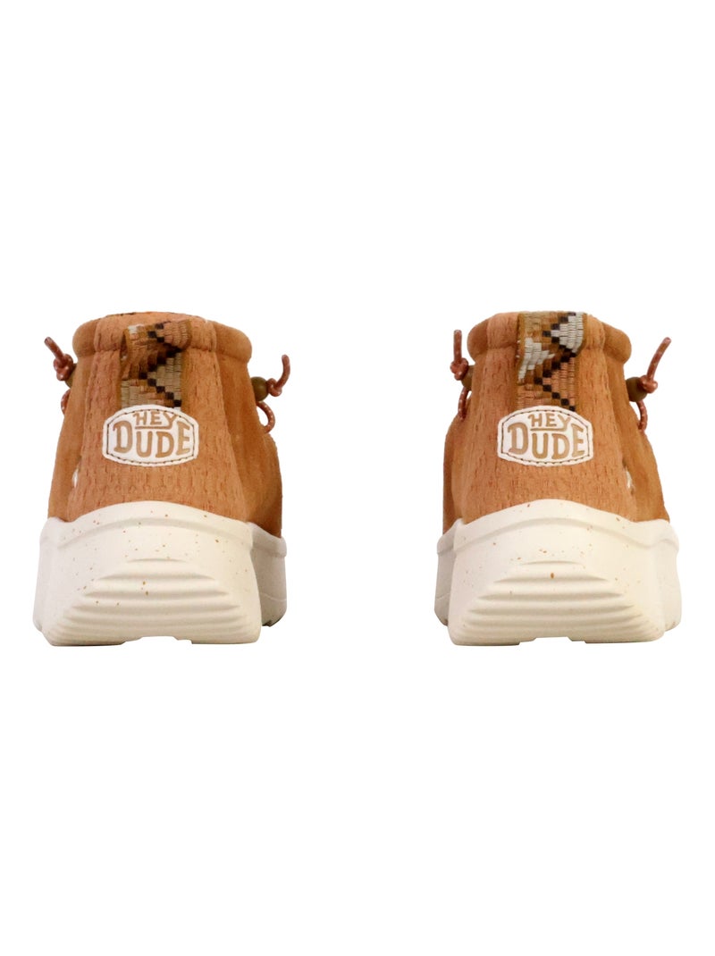 Basket Montante Cuir Hey Dude Wendy Peak Hi Suede Marron - Kiabi