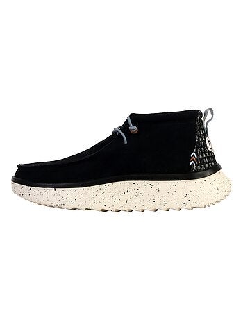 Basket Montante Cuir Hey Dude Wendy Peak Hi Suede