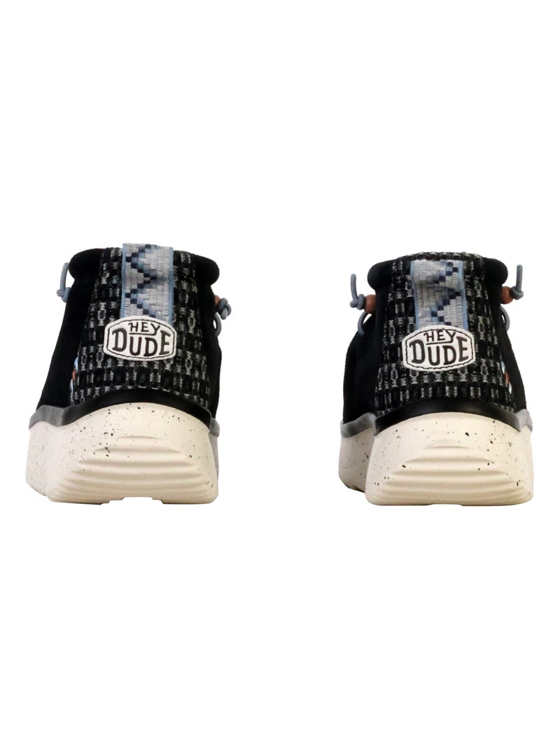 Basket Montante Cuir Hey Dude Wendy Peak Hi Suede Noir - Kiabi