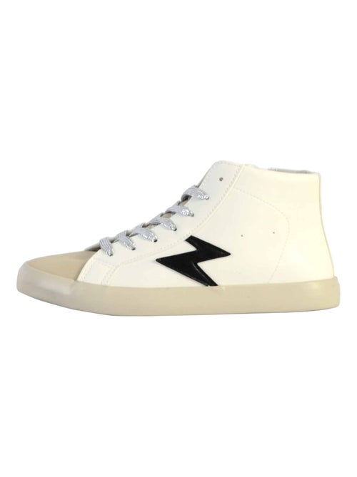 Basket Montante Cuir Le Temps Des Cerises Soho High - Kiabi