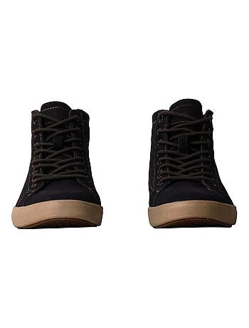 Basket Montante Cuir Natural World