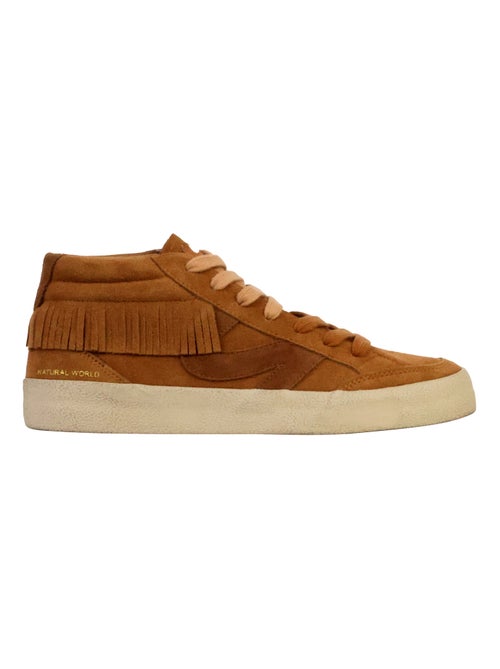 Basket Montante Cuir Natural World - Kiabi
