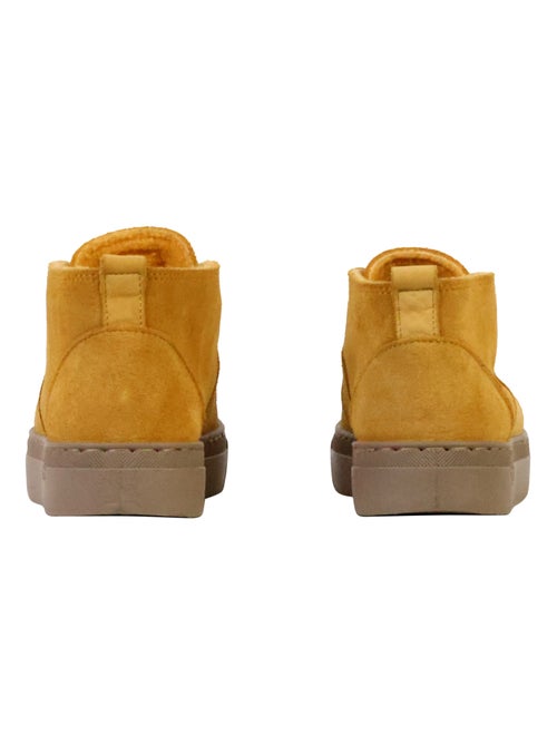 Basket Montante Cuir Natural World - Kiabi