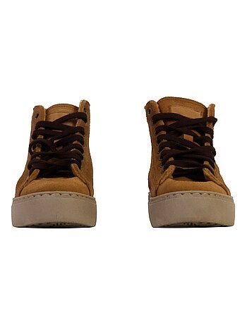 Basket Montante Cuir Natural World