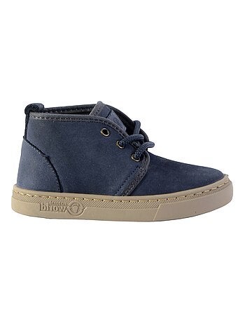 Basket Montante Cuir Natural World Safari