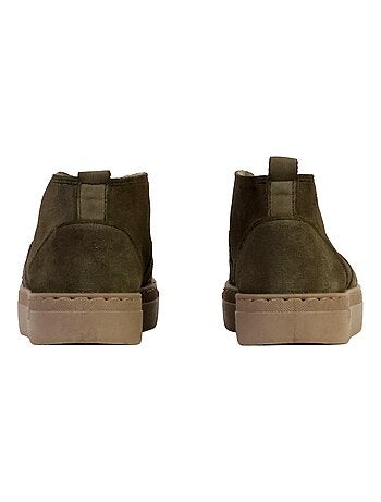 Basket Montante Cuir Natural World