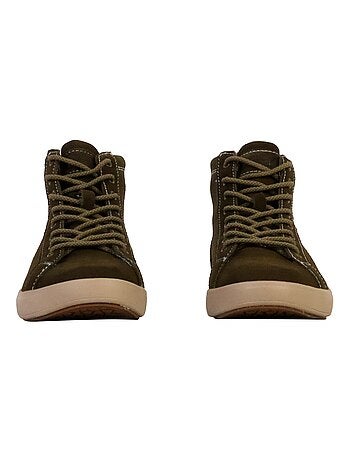 Basket Montante Cuir Natural World