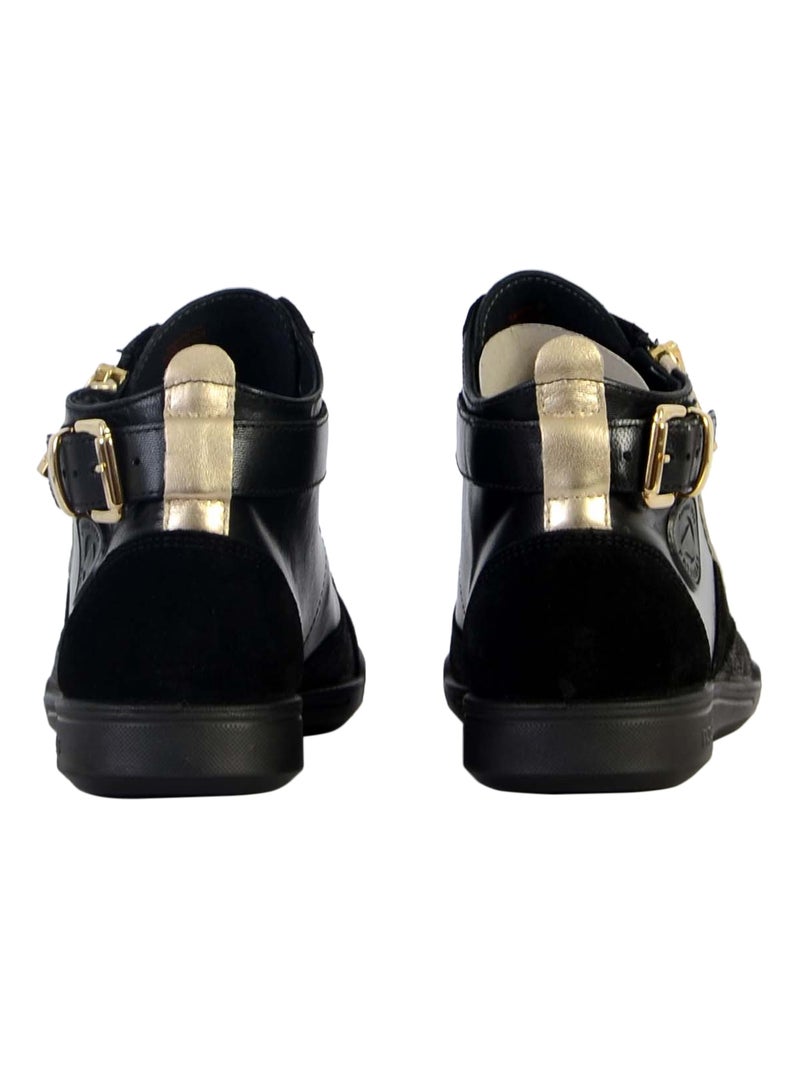 Basket Montante Cuir Pataugas Palme Noir - Kiabi
