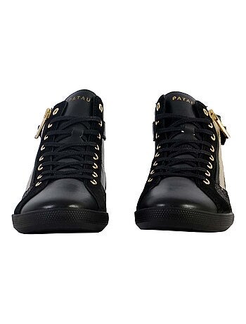 Basket Montante Cuir Pataugas Palme