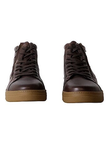 Basket Montante Cuir Redskins Billon