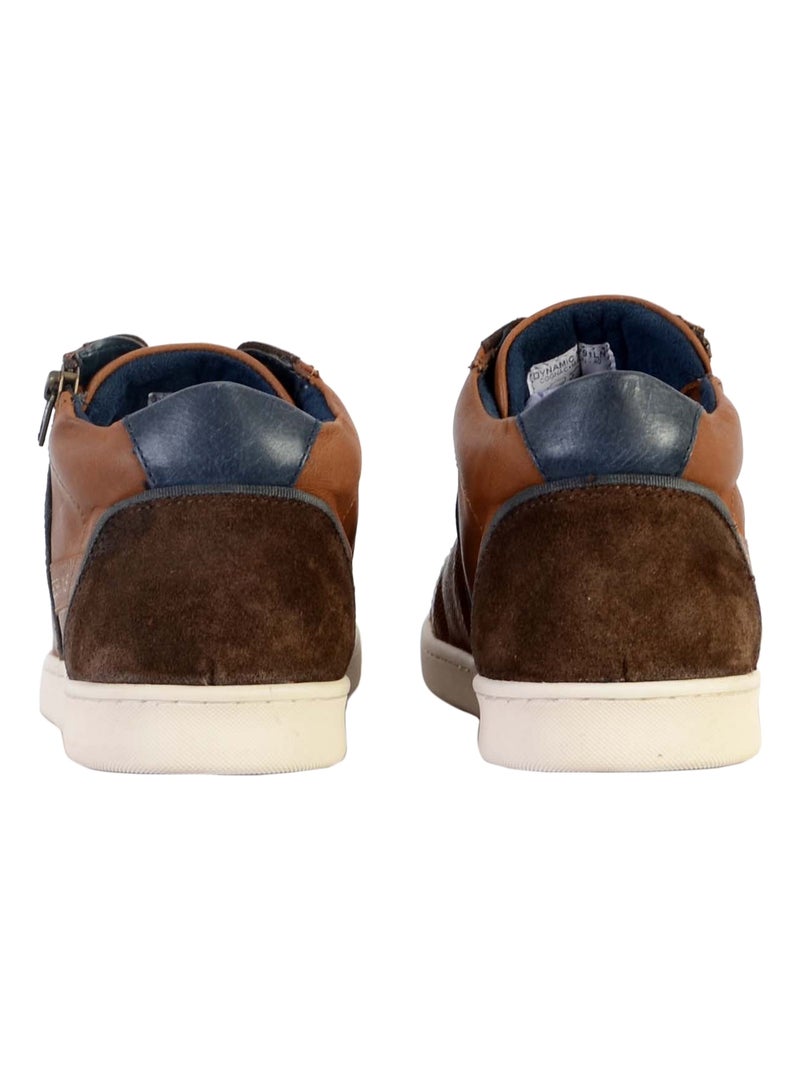 Basket Montante Cuir Redskins Dynamic Marron - Kiabi