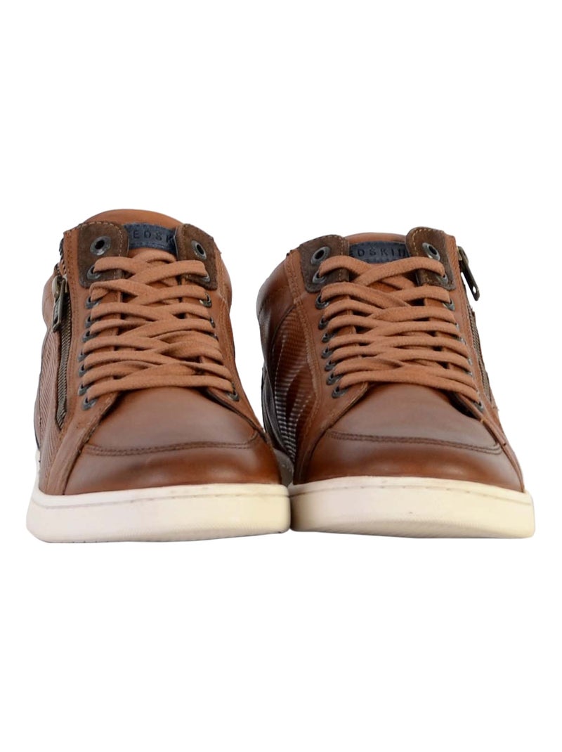 Basket Montante Cuir Redskins Dynamic Marron - Kiabi