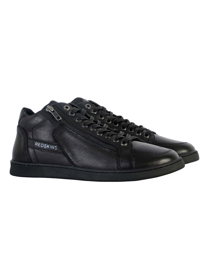 Basket Montante Cuir Redskins Dynamic Noir - Kiabi