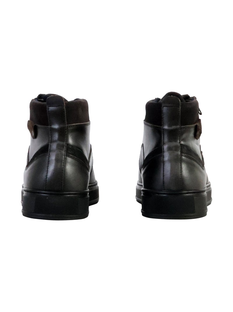 Basket Montante Cuir Redskins Hopesi Gris - Kiabi