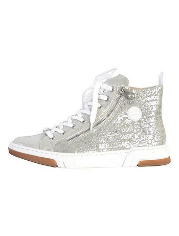 Basket Montante Cuir Rieker Aleria