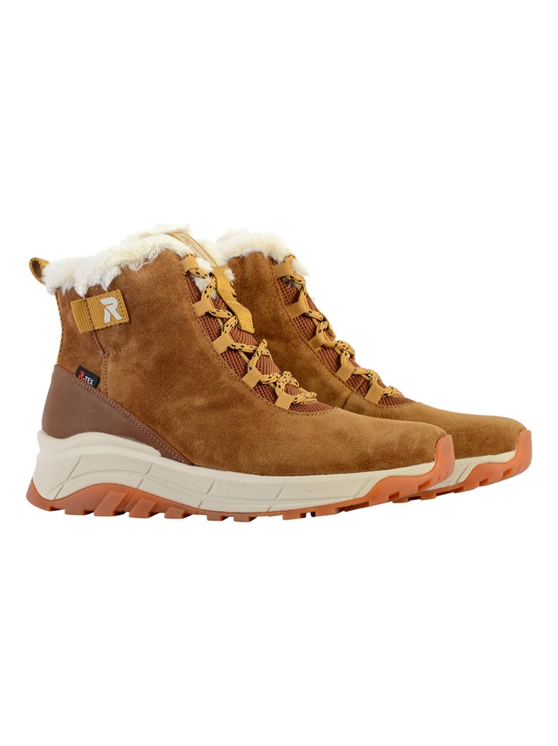 Basket Montante Cuir Rieker Marron - Kiabi