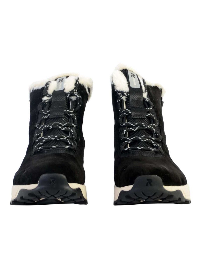 Basket Montante Cuir Rieker Marron - Kiabi