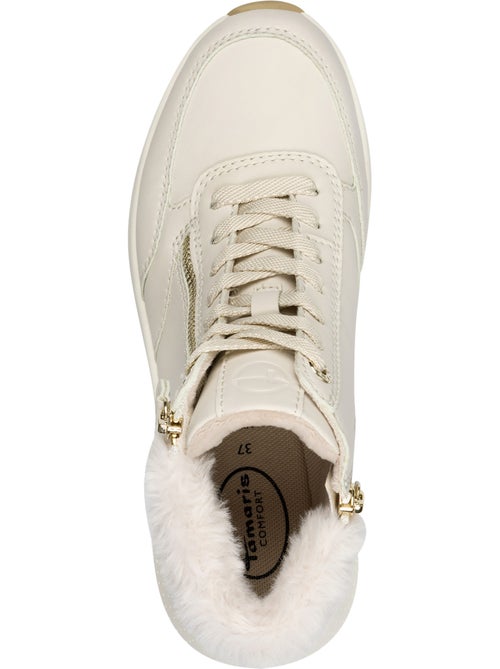 Basket Montante Cuir Tamaris Comfort - Kiabi