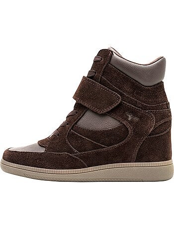 Basket montante cuir tamaris