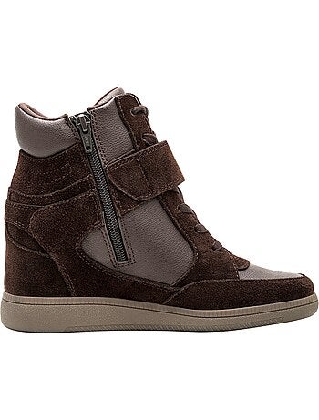 Basket montante cuir tamaris