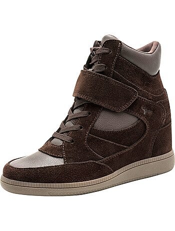 Basket montante cuir tamaris