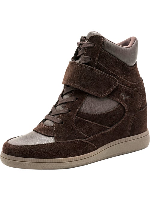 Basket montante cuir tamaris - Kiabi Basket montante cuir tamaris - Kiabi