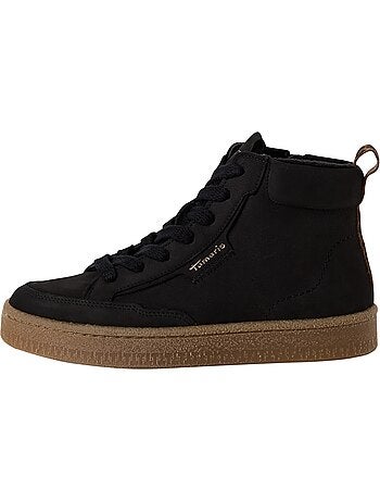 Basket montante cuir tamaris